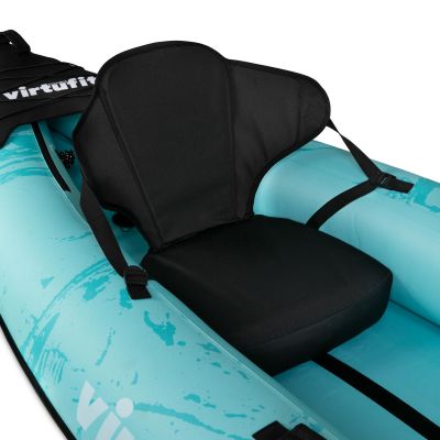 9. VIRTUFIT KAJAK 335 - TURKUSOWY - Z SIEDZENIAMI KAJAKOWYMI I TORBĄ DO NOSZENIA