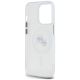 7. Etui Karl Lagerfeld IML Metal Karl & Choupette Head MagSafe na iPhone 14 Pro - białe