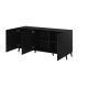 2. Komoda NOVA 155x40x72 czarny mat