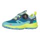 7. Buty Trollkids Trollfjord Hiker Low XT Waterproof niebieski portowy/wiosenny liść/mgła akwamarynowa