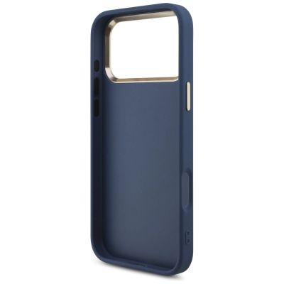 7. Etui Guess 4G Big 4G Classic Logo na iPhone 18 Pro Max / 17 Pro Max - niebiesko-złote