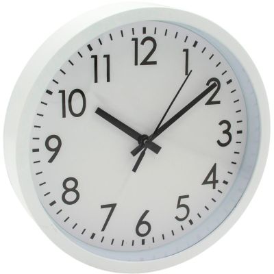 5. ZEGAR ŚCIENNY PP 20CM BIAŁY