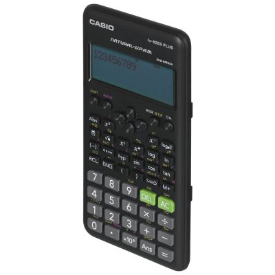 8. CASIO FX-82ESPLUS-2 KALKULATOR NAUKOWY, 252 FUNKCJE, 77X162MM, CZARNY BOX