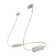 2. Sony WI-C100 Zestaw słuchawkowy Bezprzewodowy Douszny Połączenia/muzyka Bluetooth Beżowy