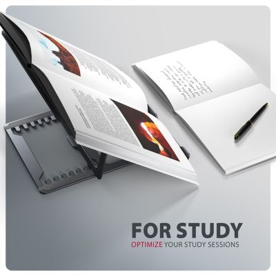 8. Axagon STND-LAG Laptop-Ständer, höhenverstellbar, faltbar, Aluminium Podstawka pod notebooka i tablet Szary 43,9 cm (17.3")