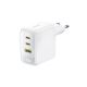 Ładowarka sieciowa Baseus EnerFill FE22 70W 2 x USB-C + USB-A - biała