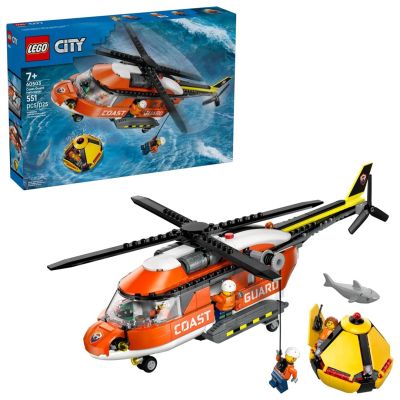 13. LEGO City 60503 Helikopter straży przybrzeżnej