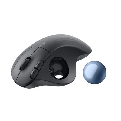 12. Logitech ERGO M575 for Business myszka Biuro Po prawej stronie RF Wireless + Bluetooth Manipulator kulkowy 2000 DPI