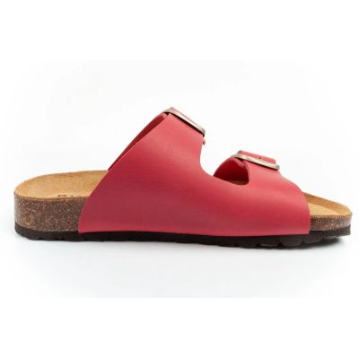2. Bio Bio Buty laczki damskie klapki profilowane skóra naturalna