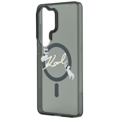 6. Etui Karl Lagerfeld IML KC Script MagSafe na Samsung Galaxy S26 Ultra - czarne
