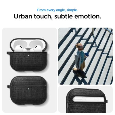 10. Etui Spigen Urban Fit na AirPods Pro 3 - czarne