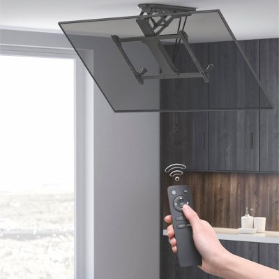16. MACLEAN UCHWYT DO TV ELEKTRYCZNY SUFITOWY 32"-70" 35KG MC-880T