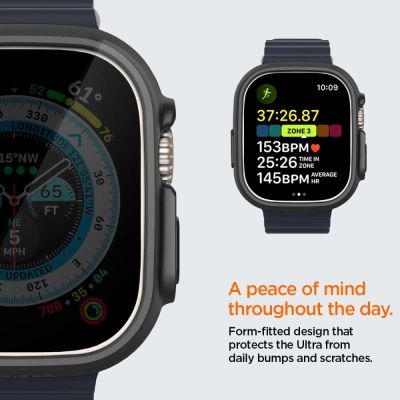 13. Etui Spigen Thin Fit na Apple Watch Ultra (49 mm) - czarne