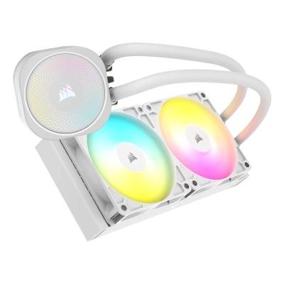 9. Corsair NAUTILUS 240 RS ARGB Liquid Procesor Chłodnica cieczy all-in-one Biały 1 szt.