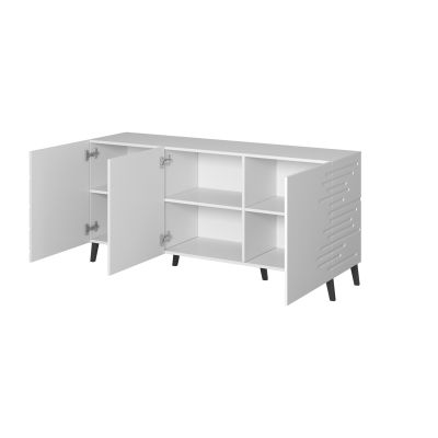2. Komoda NOVA 155x40x72 biały mat