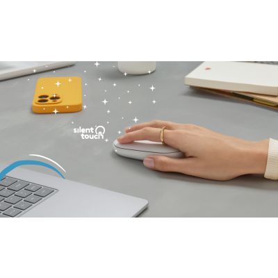 17. Mysz Logitech Pebble 2 M350s White