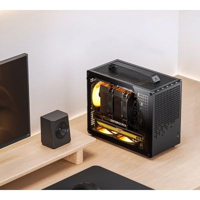 5. Obudowa Jonsplus MATX Uchwyt Case Z20 - czarny