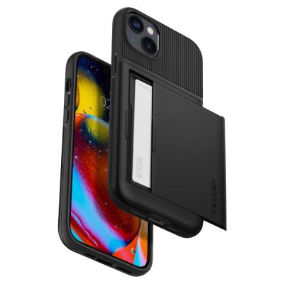8. Etui Spigen Slim Armor CS na iPhone 14 Plus - czarne
