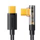 4. Kabel Joyroom Gaming Cable S-CC100A6 USB-C (kątowy) / USB-C (prosty) 100W 1.2m - czarny