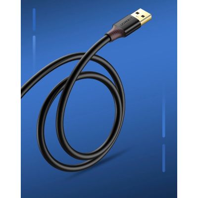 4. Ugreen kabel przewód przedłużacz przejściówka USB 3.0 (żeński) - USB 3.0 (męski) 3 m czarny (US129 30127)