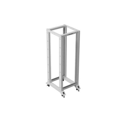 8. Otwarty rack 19 cali 32U 600x800 w kolorze szarym LANBERG