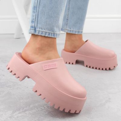 7. Chodaki na masywnej podeszwie Big Star W NN274020 INT2083C
