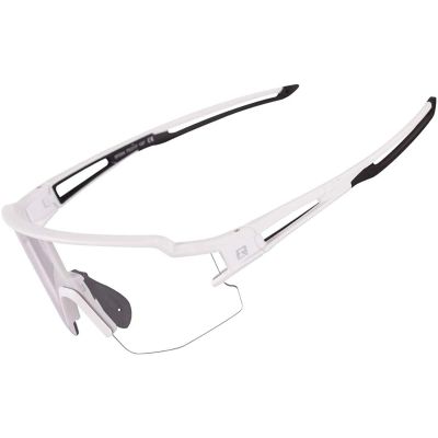 Rockbros okulary sportowe z fotochromem białe