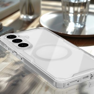 16. Etui Nillkin Nature TPU Pro kompatybilne z MagSafe na Samsung Galaxy S26 - białe