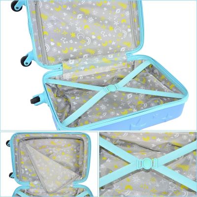 10. WALIZKA PODRÓŻNA KABINOWA 18 CALI PROWORLD KID - NIEBIESKI (KOSMO)