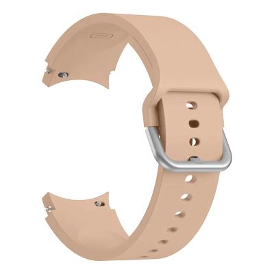 5. Pasek Tech-Protect Silicone na Samsung Galaxy Watch 4 / 5 / 5 Pro / 6 / 7 / FE - beżowy