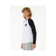 3. Koszulka chłopięca RIP CURL Wettie Icon Ls Tee -Boy biały