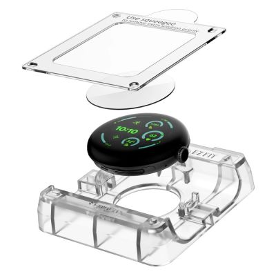 4. Folia hydrożelowa Spigen Elite Shield EZ Fit 2-Pack na Google Pixel Watch 45 mm