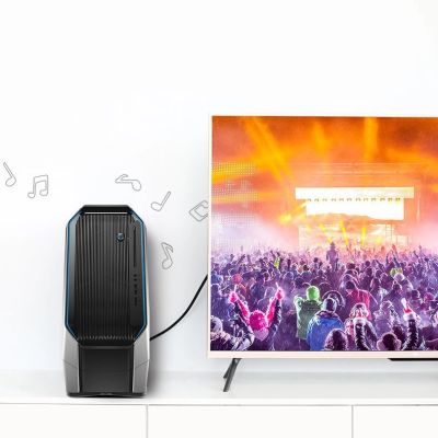 16. Ugreen jednokierunkowy kabel z DisplayPort na HDMI 4K 30 Hz 32 AWG 2 m czarny (DP101 10202)