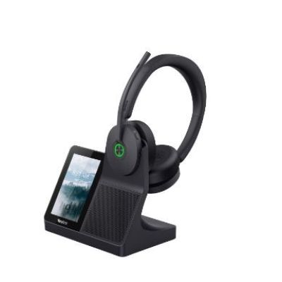 3. Yealink WH68 Workstation Zestaw słuchawkowy Przewodowy i Bezprzewodowy Opaska na głowę Połączenia/muzyka USB Type-C Bluetooth Podstawka do ładowania Czarny