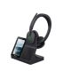 3. Yealink WH68 Workstation Zestaw słuchawkowy Przewodowy i Bezprzewodowy Opaska na głowę Połączenia/muzyka USB Type-C Bluetooth Podstawka do ładowania Czarny