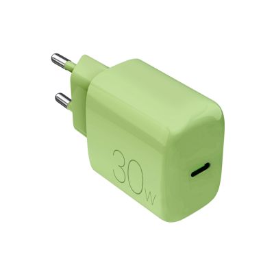 Ładowarka sieciowa Puro Pro Lite 30W USB-C  - zielona