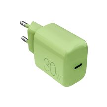 Ładowarka sieciowa Puro Pro Lite 30W USB-C  - zielona