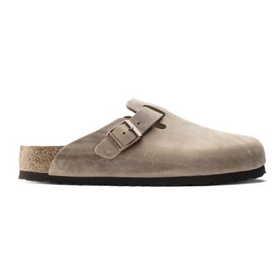 4. Birkenstock męskie chodaki BOSTON BS 1018147 TABACCO BROWN (szerokość standardowa)