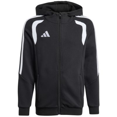 2. Bluza dla dzieci adidas Tiro 26 League Sweat Full Zip Hoodie czarna KF3324