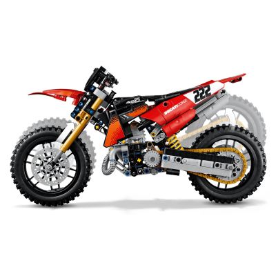 5. LEGO Technic 42238 - Motocykl Ducati Desmo450 MX Factory