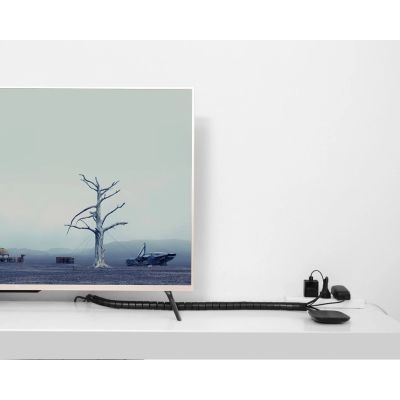 3. Maskownica Ugreen LP121 30820 organizer do kabli 5m - czarna