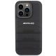 3. Etui Mercedes AMG Leather Debossed Lines  naiPhone 15 Pro Max - czarne