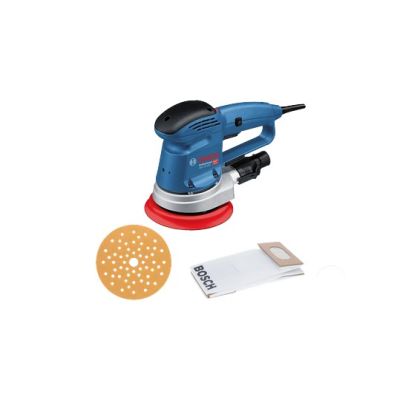 Bosch GEX 34-150 Professional Losowa szlifierka oscylacyjna 12000 RPM 24000 OPM Czarny, Niebieski, Szary, Czerwony