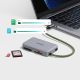6. Czytnik kart pamięci Ugreen CM868 USB-C - szary