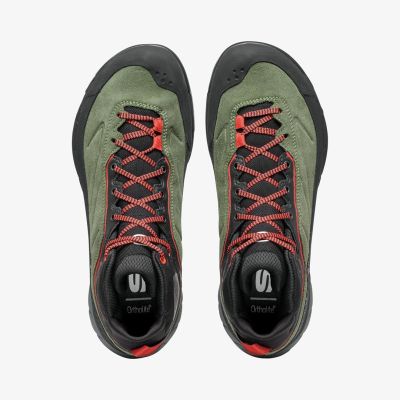 4. Buty podejściowe damskie Scarpa Rapid XT Mid GTX - birch/coral
