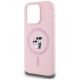 6. Etui Karl Lagerfeld Silicone Karl&Choupette MagSafe na iPhone 14 Pro Max - różowe