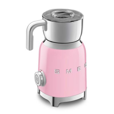 3. Ekspres do kawy Smeg MFF11PKEU Mleczny Krem Styl 50's Cadillac różowy
