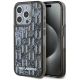 Etui Karl Lagerfeld Liquide Glitter Monogram Gradient na iPhone 15 Pro - czarne