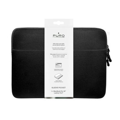 2. Torba Puro Slim Pocket na laptopa 16" - czarna