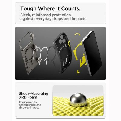8. Etui Spigen Tough Armor na iPhone 18 Pro Max / 17 Pro Max - czarne